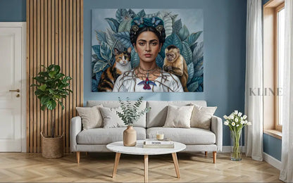 Frida’s Secret Garden - Hand Painting