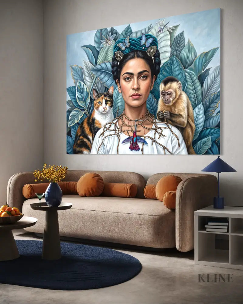 Frida’s Secret Garden - Hand Painting