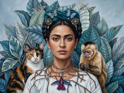 Frida’s Secret Garden - Hand Painting