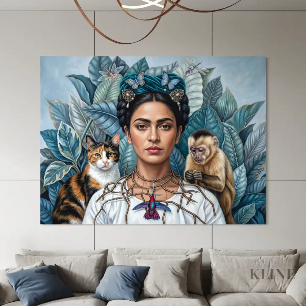 Frida’s Secret Garden - Hand Painting
