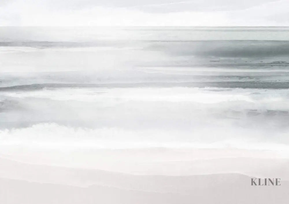 Friendly Beaches - Hand Painting Arte da parete orizzontale
