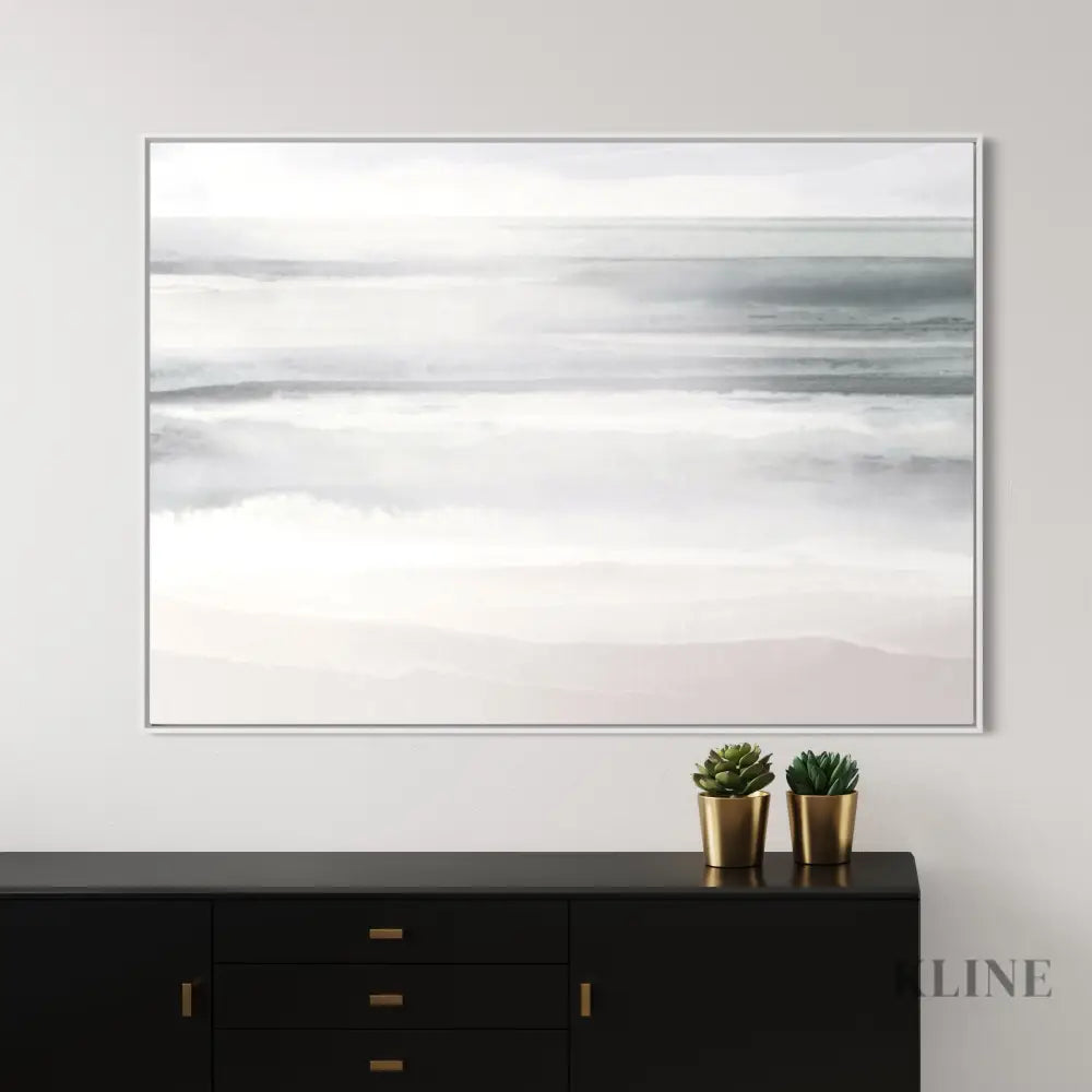 Friendly Beaches - Hand Painting Arte da parete orizzontale