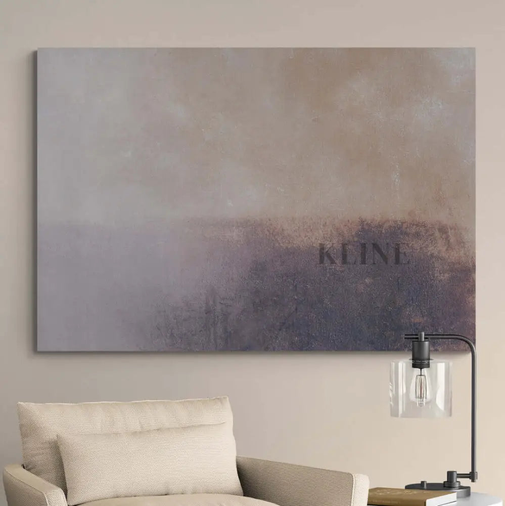 Fronteira I - Hand Painting Große Wandkunst