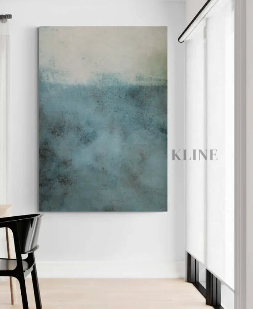 Fronteira III - Hand Painting Dining Room Wall Art