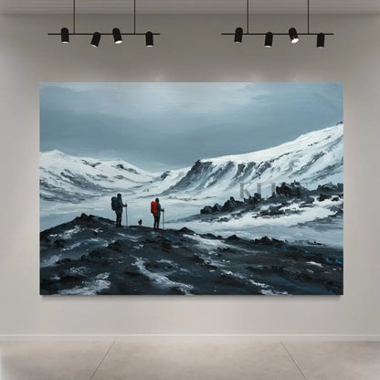 Frozen Frontier Odyssey - Hand Painting