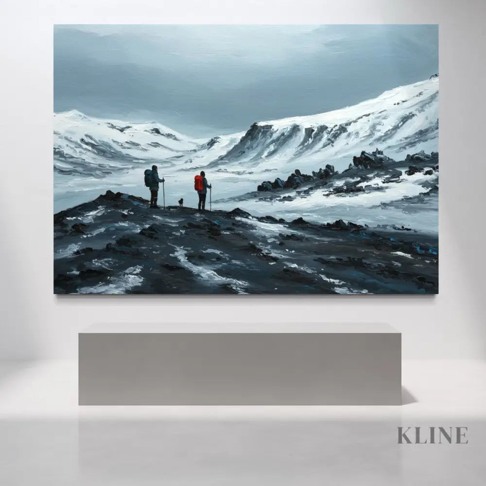 Frozen Frontier Odyssey - Hand Painting