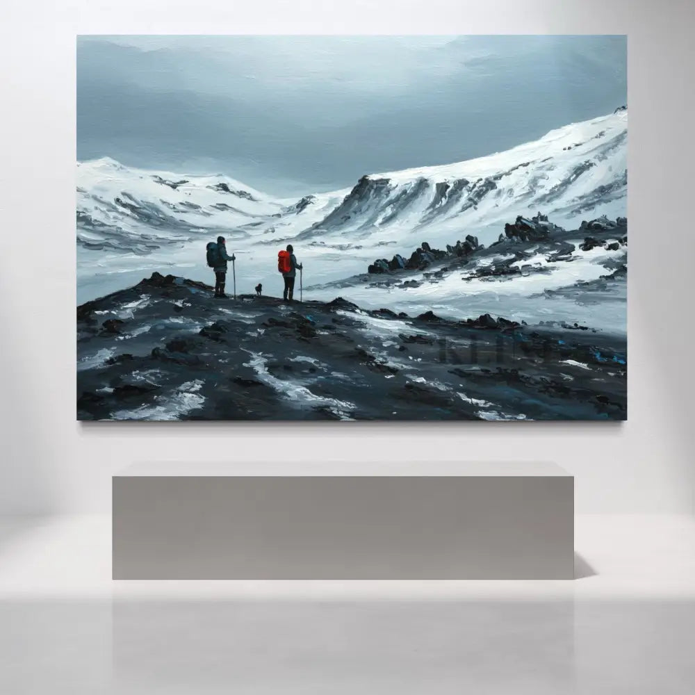 Frozen Frontier Odyssey - Hand Painting