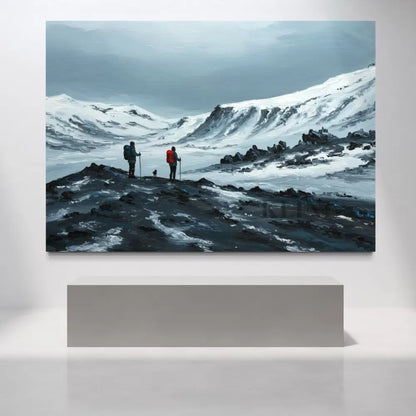 Frozen Frontier Odyssey - Hand Painting