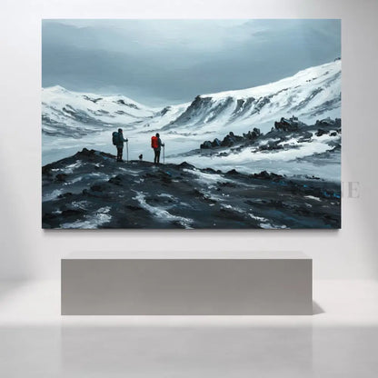 Frozen Frontier Odyssey - Hand Painting