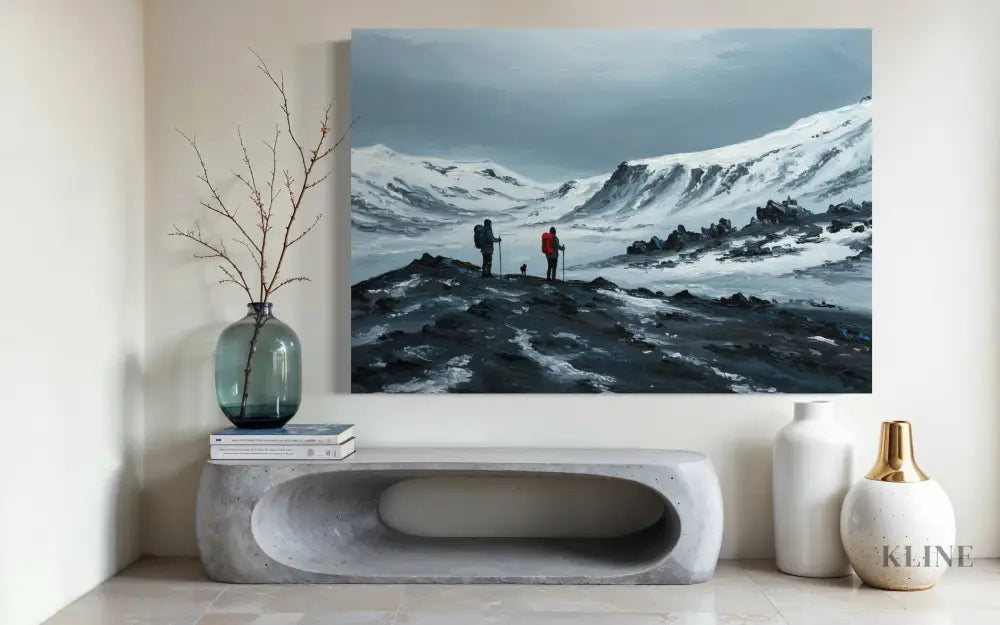 Frozen Frontier Odyssey - Hand Painting