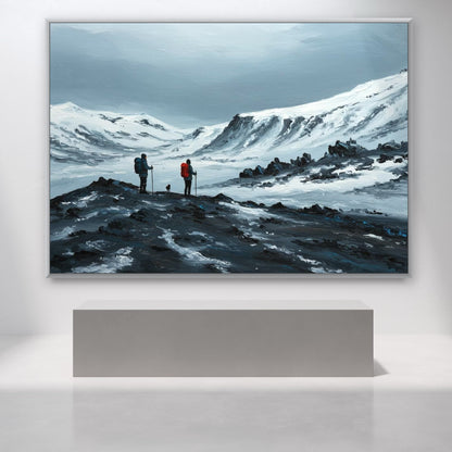Frozen Frontier Odyssey - Hand Painting