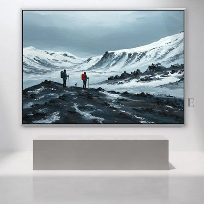 Frozen Frontier Odyssey - Hand Painting
