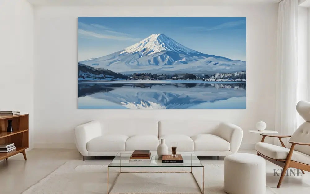 Fuji Mountain Painting - Hand Painting