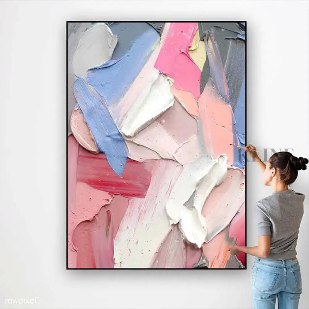 Fusion of Tones - Hand Painting Large Wall Art