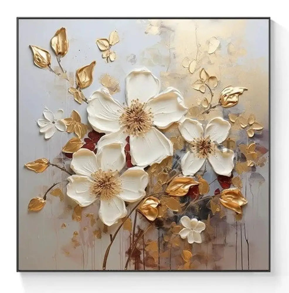 Garden of Ivory - Hand Painting 