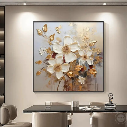 Garden of Ivory - Hand Painting