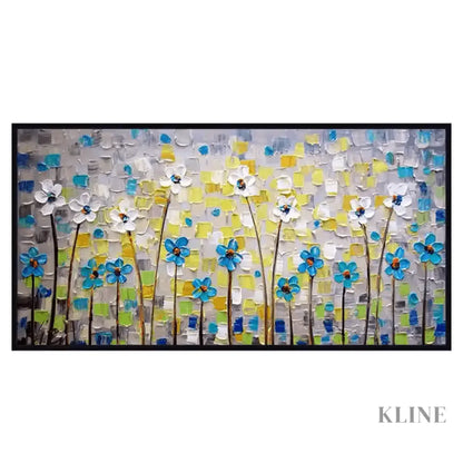 Garden of Textured Petals - Hand Painting