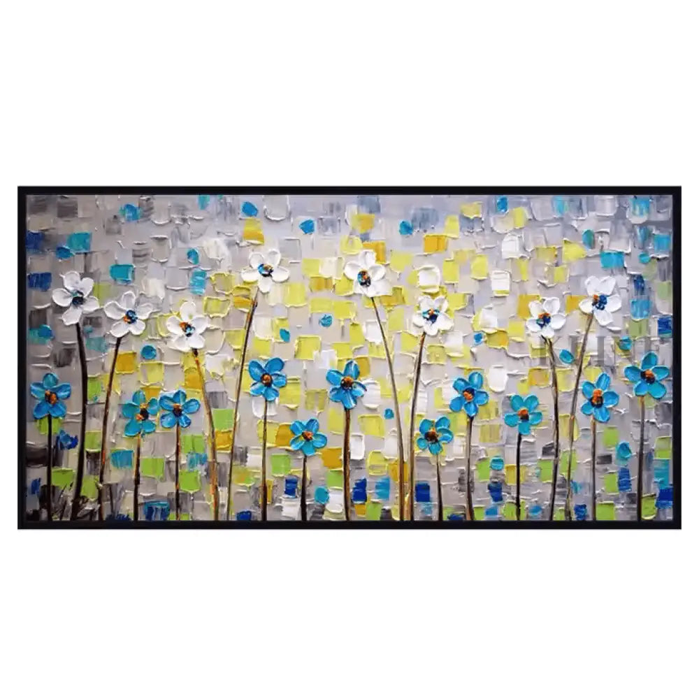 Garden of Textured Petals - Hand Painting 