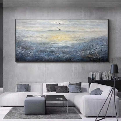 Gazing at the Sky - Hand Painting