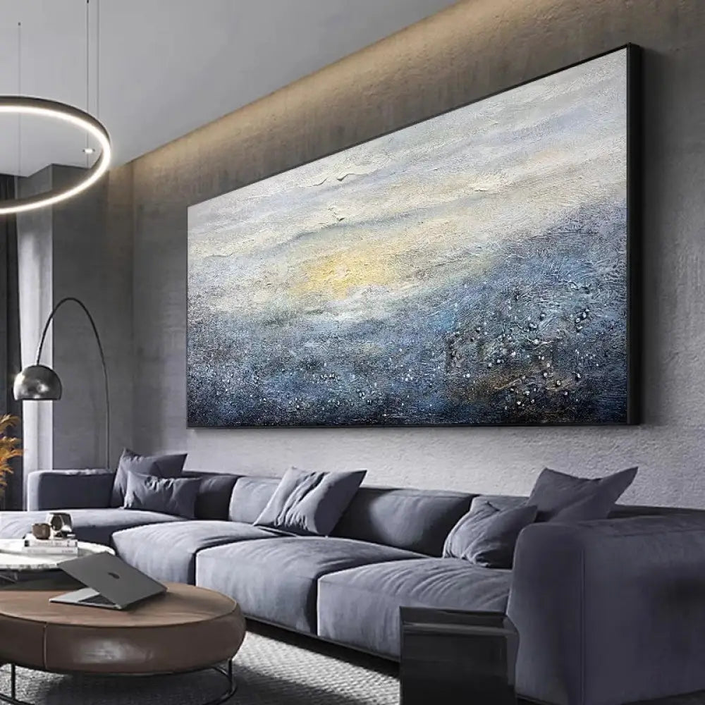 Gazing at the Sky - Hand Painting Pinturas originales en venta