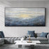 Gazing at the Sky - Rolled Canvas / 50x100cm / 20x39’’ - Hand Painting