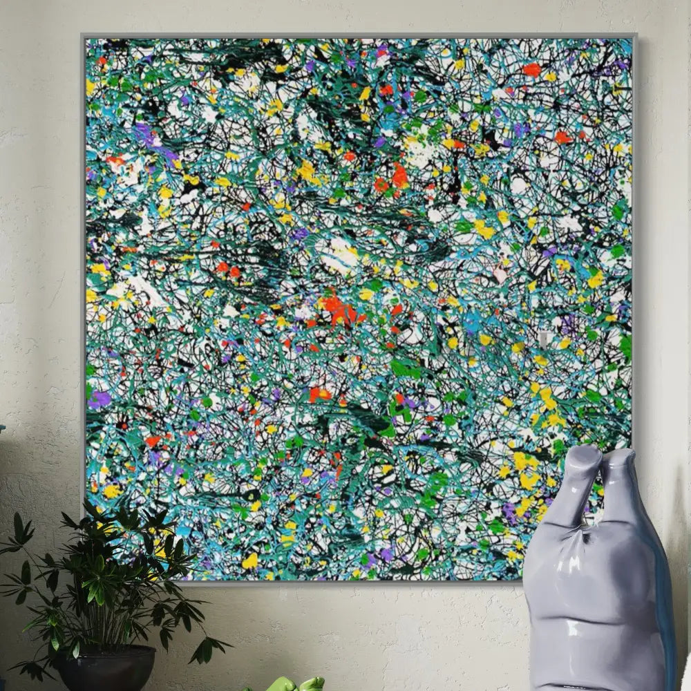 Gentle 2 - Hand Painting قماش جدار الفن