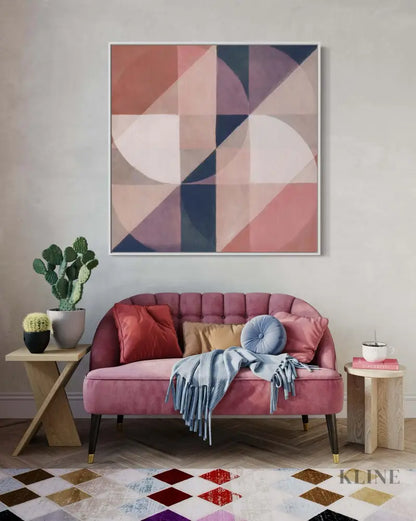 Geometric Breakdown 2 - Hand Painting