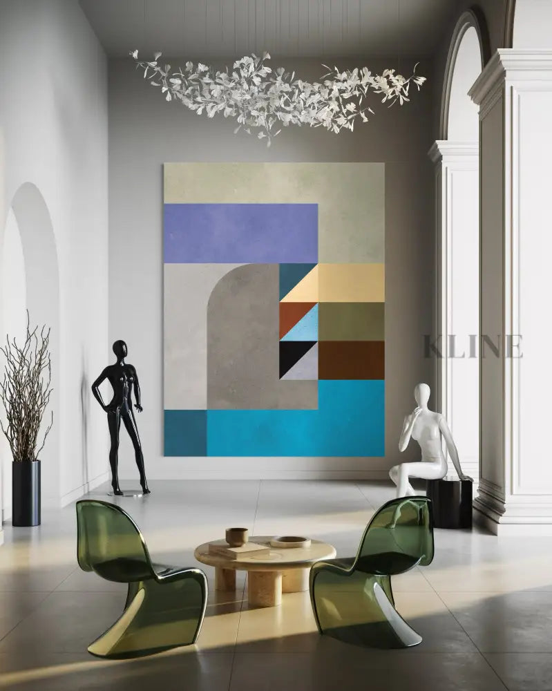 Geometric Harmony - Hand Painting