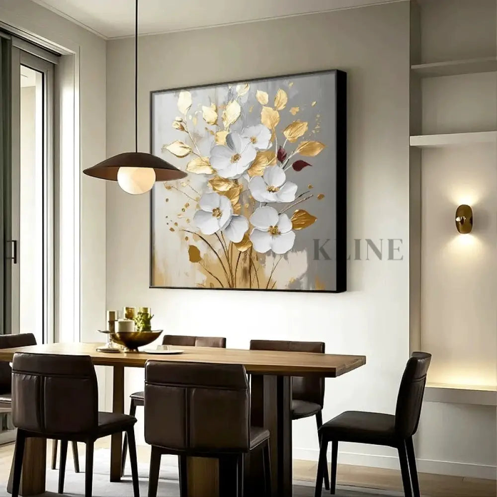 Gilded Bouquet - Hand Painting