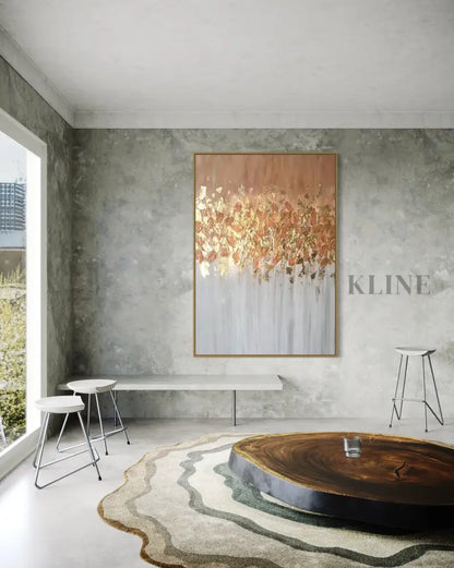 Gilded Horizon - Hand Painting