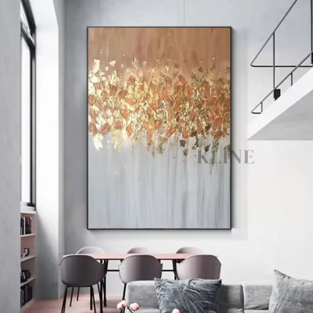 Gilded Horizon - Hand Painting