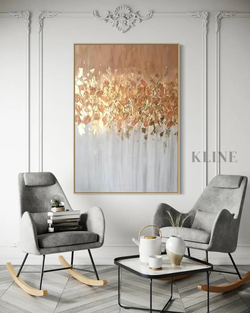 Gilded Horizon - Hand Painting