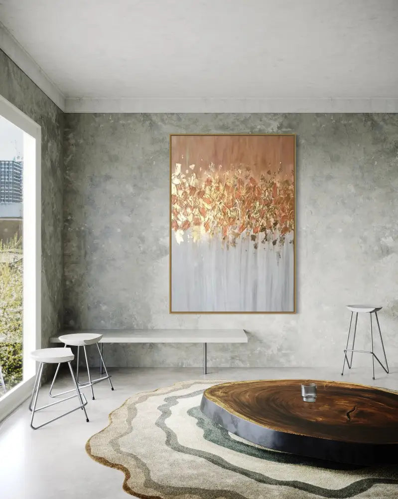 Gilded Horizon - Hand Painting