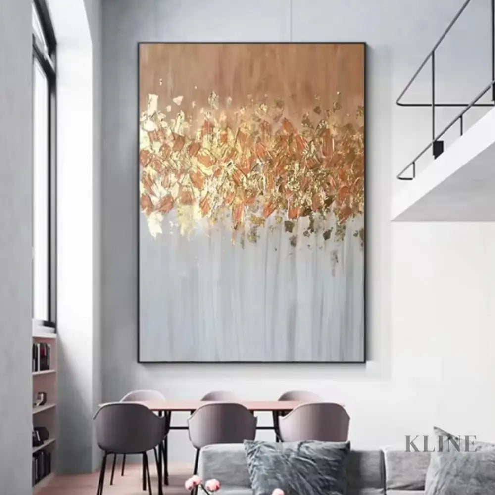 Gilded Horizon - Hand Painting
