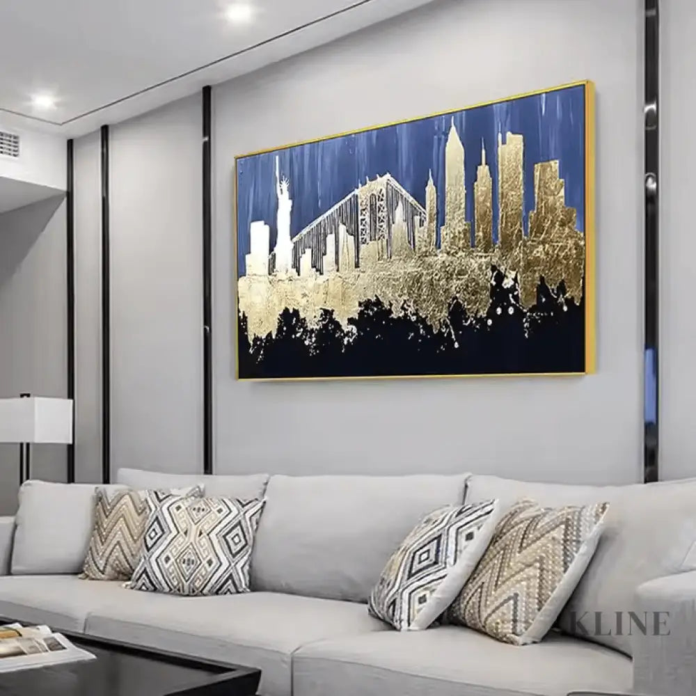 Glamorous City Life - Hand Painting 