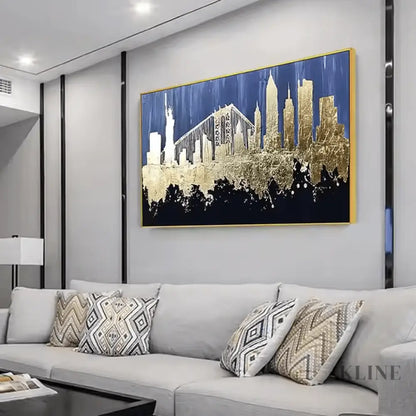 Glamorous City Life - Hand Painting