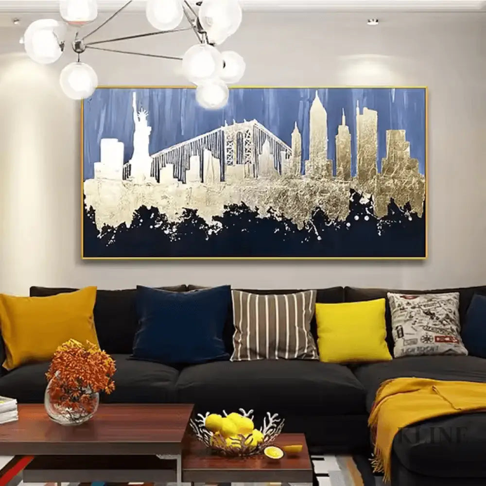 Glamorous City Life - Hand Painting 