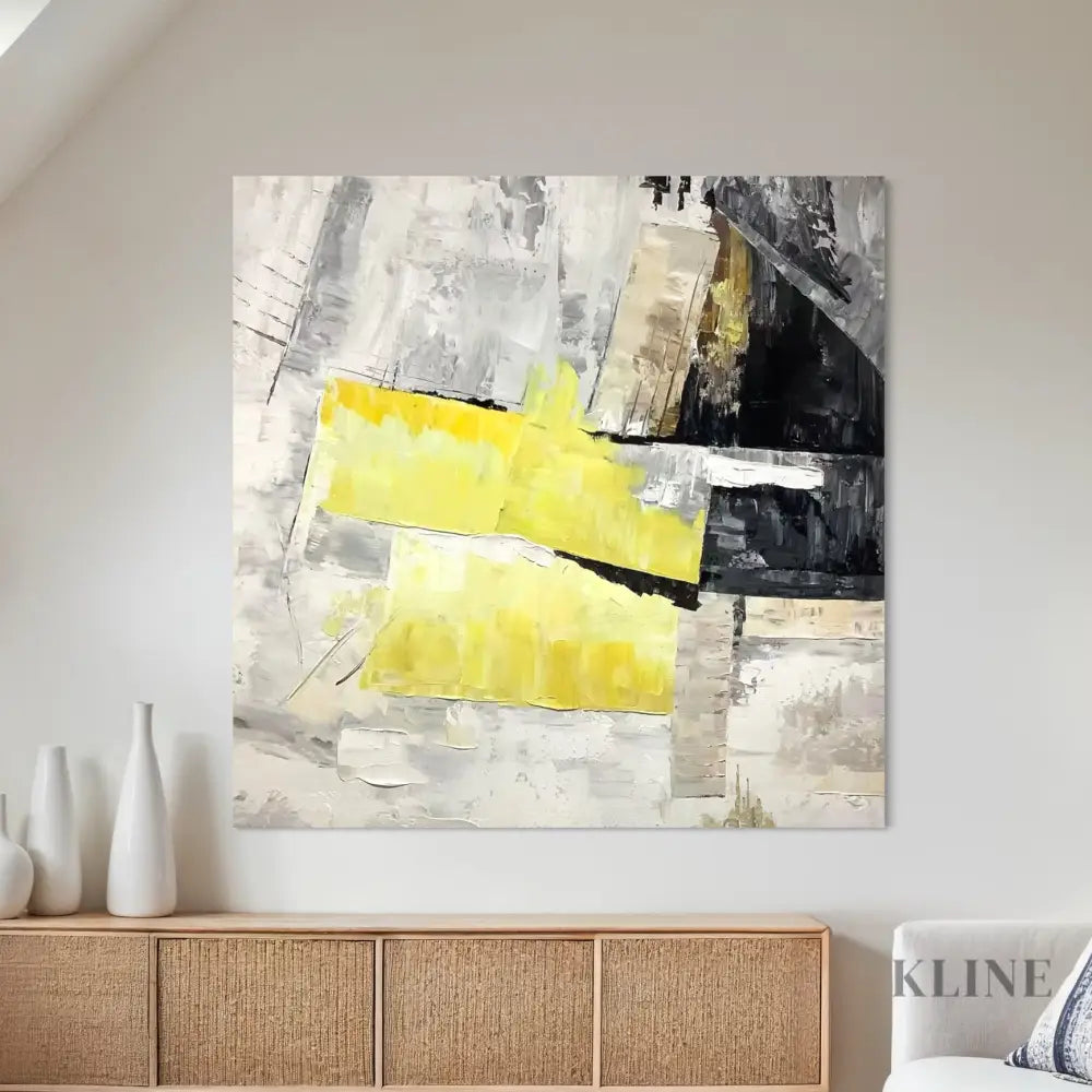 Glimmer in the Urban Haze - Hand Painting