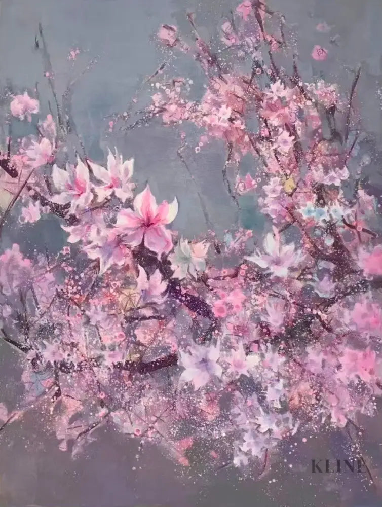 Glimmer of Sakura - Hand Painting