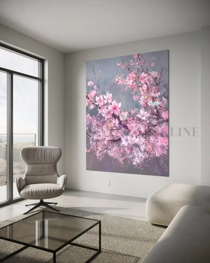 Glimmer of Sakura - Hand Painting