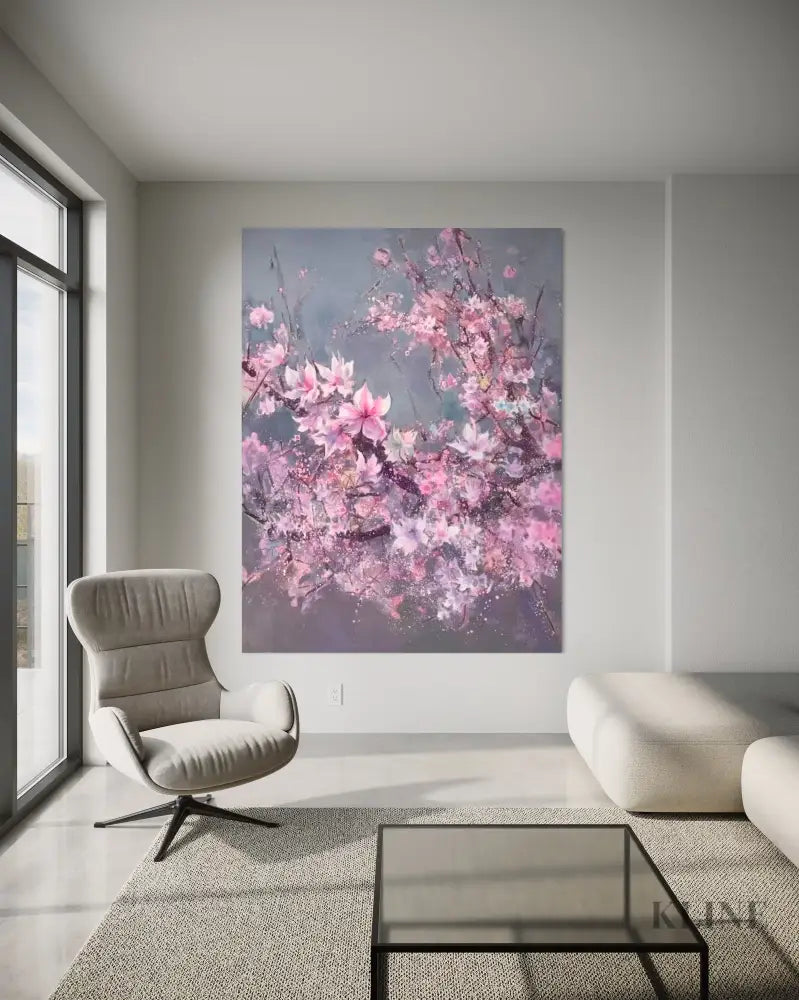 Glimmer of Sakura - Hand Painting 