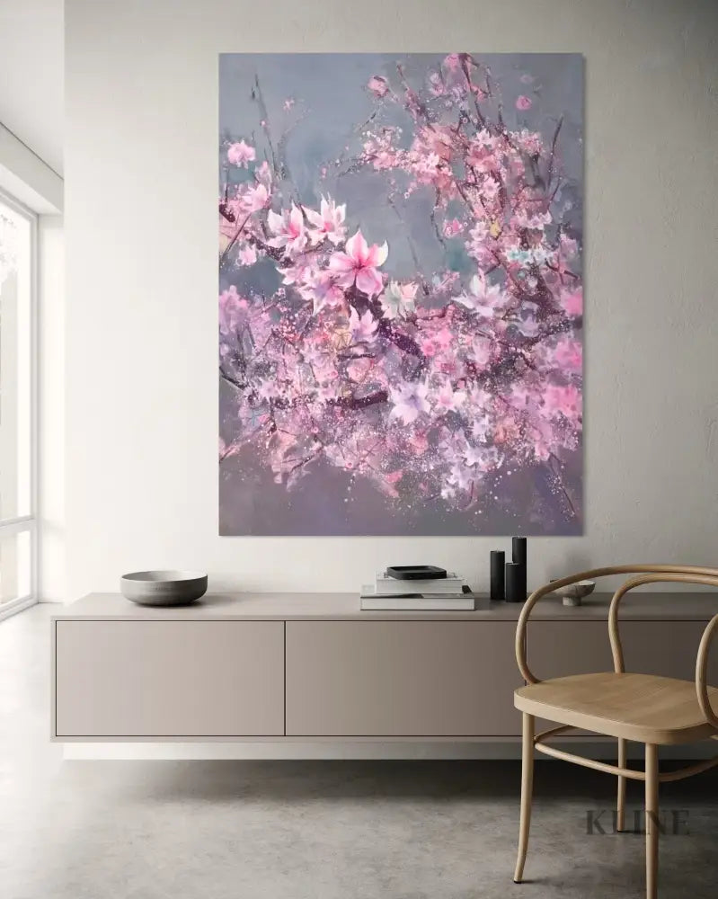 Glimmer of Sakura - Hand Painting