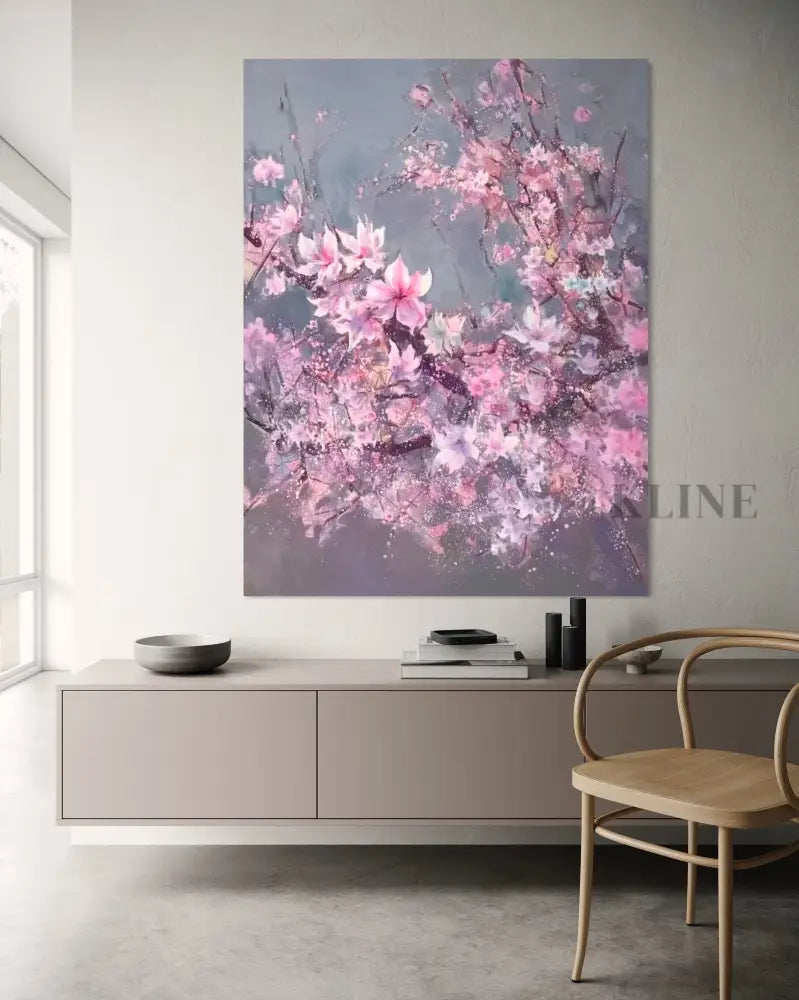 Glimmer of Sakura - Hand Painting 
