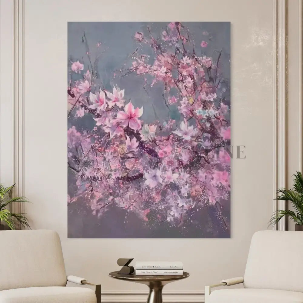 Glimmer of Sakura - Hand Painting