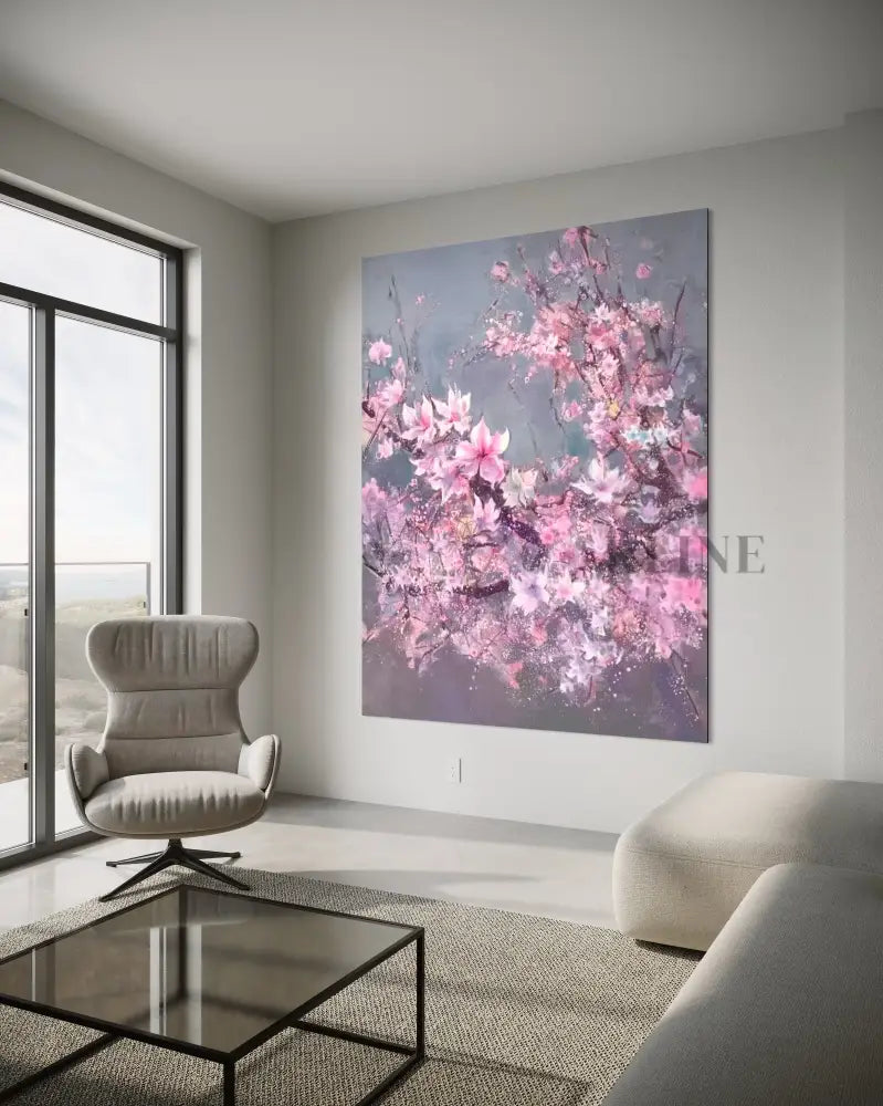 Glimmer of Sakura - Hand Painting