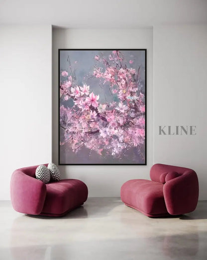 Glimmer of Sakura - Hand Painting