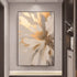 Golden Abstract Floral - Hand Painting