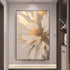 Golden Abstract Floral - Hand Painting
