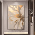 Golden Abstract Floral - Hand Painting