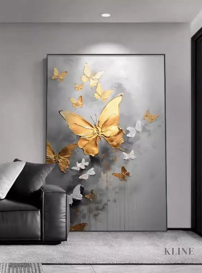 Golden Ascendance - Hand Painting